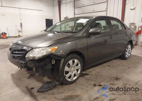 2013 Toyota Corolla Le из США, поврежденный, VIN 5YFBU4EE1DP222969